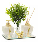 Kit Lavabo Decorativo Completo com Bandeja