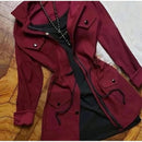 Parka Feminina Sobretudo em Bengaline